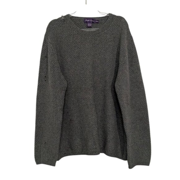 Ralph Lauren Purple Label Cashmere Sweater Mens Size XL Green